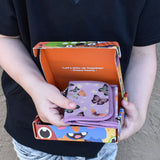 Butterfly-Purple Wallet Girls Wallet Choco Mocha