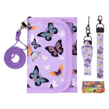 Butterfly-Purple Wallet Girls Wallet Choco Mocha