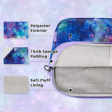 Choco Mocha 12.5 Inch Kids Galaxy Tablet Sleeve Bag for Girls, Kids Tablet Carrying Case for Fire HD 10, Fire HD 8, Fire 10 Tablet, Chromebook,Kindle Kids Edition, iPad, Purple Choco Mocha