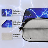 Choco Mocha 12.5 Inch Kids Lightning Tablet Sleeve Bag for Boys, Kids Tablet Carrying Case for Fire HD 10, Fire HD 8, Fire 10 Tablet, Chromebook,Kindle Kids Edition, iPad, Blue Choco Mocha