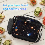 Choco Mocha Black Kids Lunch Box for Boys Lunch Boxes for School Lunch Bag for Boys with Shoulder Strap for Preschool Kindergarten kids Choco Mocha