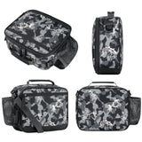 Choco Mocha Dinosaur Lunch Box for Boys Kids Lunch Box for Boys Lunch Boxes for School Boys Lunchbox for Kids Lunch Bag for Boys with Shoulder Strap for Toddler Preschool Kindergarten Camo Choco Mocha