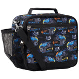 Choco Mocha Monster Truck Lunch Box for Boys Kids Lunch Box for Boys Lunch Boxes for School Boys Lunchbox for Kids Lunch Bag for Boys with Shoulder Strap for Preschool Kindergarten kids 3yrs+ Black Choco Mocha