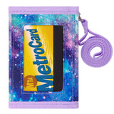 Galaxy - Green Purple Wallet Girls Wallet Choco Mocha
