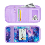 Galaxy - Green Purple Wallet Girls Wallet Choco Mocha