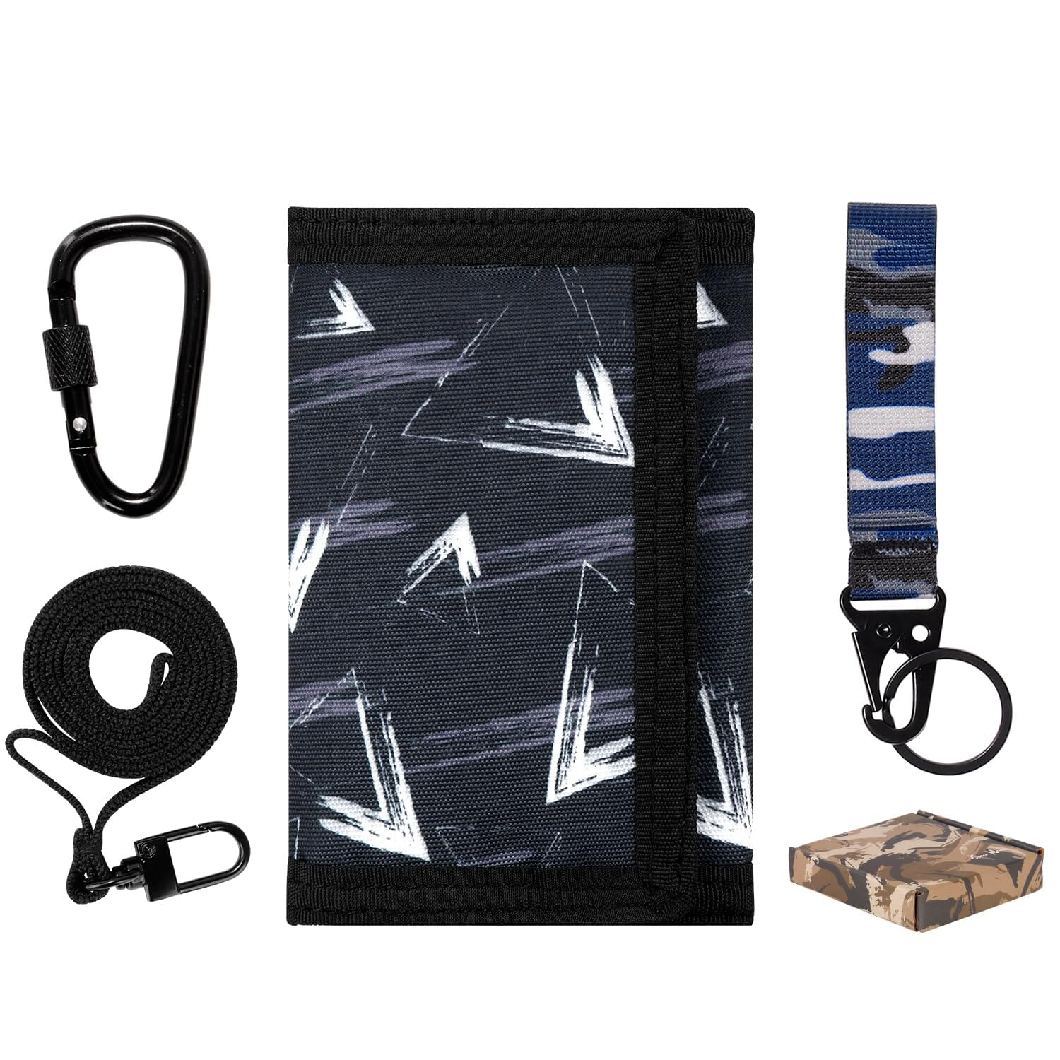 Geometry Black Black Wallet Boys Wallets Choco Mocha