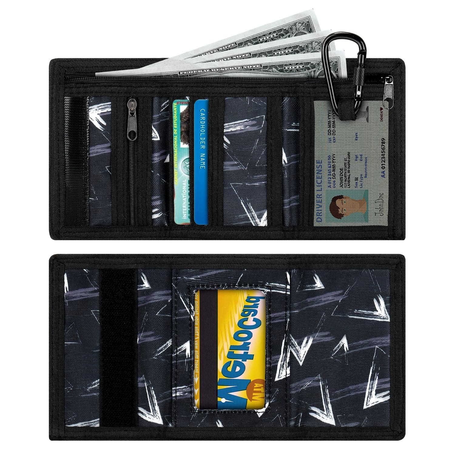 Geometry Black Black Wallet Boys Wallets Choco Mocha