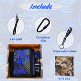 Geometry Blue Wallet Boys Wallets Choco Mocha