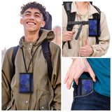 Geometry Blue Wallet Boys Wallets Choco Mocha