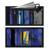 Geometry Blue Wallet Boys Wallets Choco Mocha