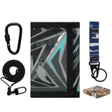 Geometry Blue2 Wallet Boys Wallets Choco Mocha