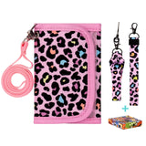 Leopard-Pink Wallet Girls Wallet Choco Mocha