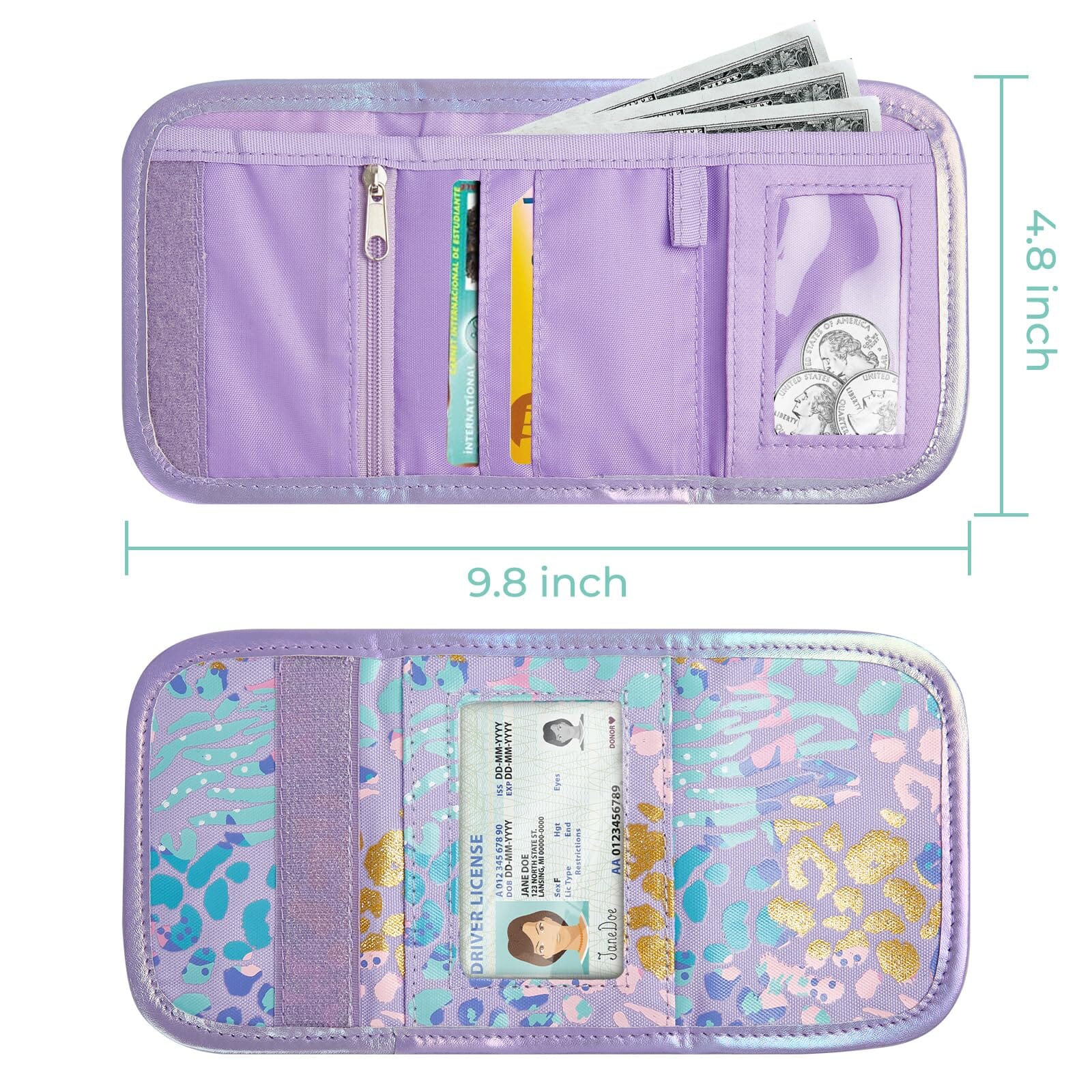 Leopard-Purple DIY Wallet DIY Wallet Choco Mocha