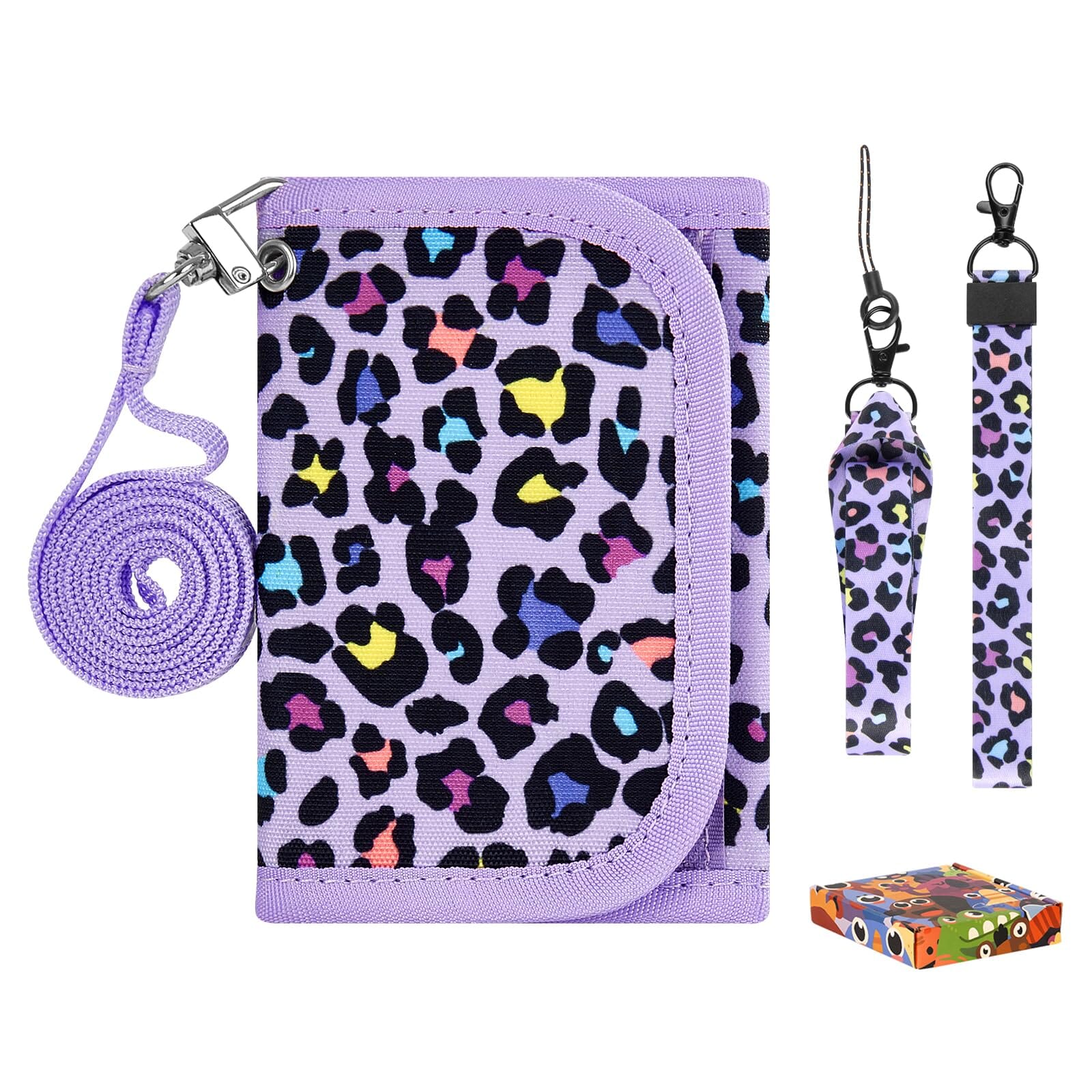 Leopard-Purple Wallet Girls Wallet Choco Mocha