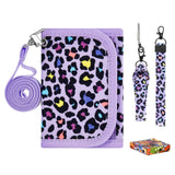 Leopard-Purple Wallet Girls Wallet Choco Mocha
