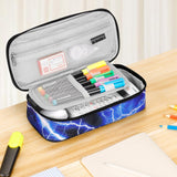 Lightning Blue Pencil Case Pencil Case Choco Mocha