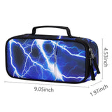 Lightning Blue Pencil Case Pencil Case Choco Mocha