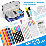 Lightning Blue Pencil Case Pencil Case Choco Mocha