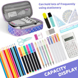 Mermaid Purple Pencil Case Pencil Case Choco Mocha