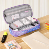 Mermaid Purple Pencil Case Pencil Case Choco Mocha