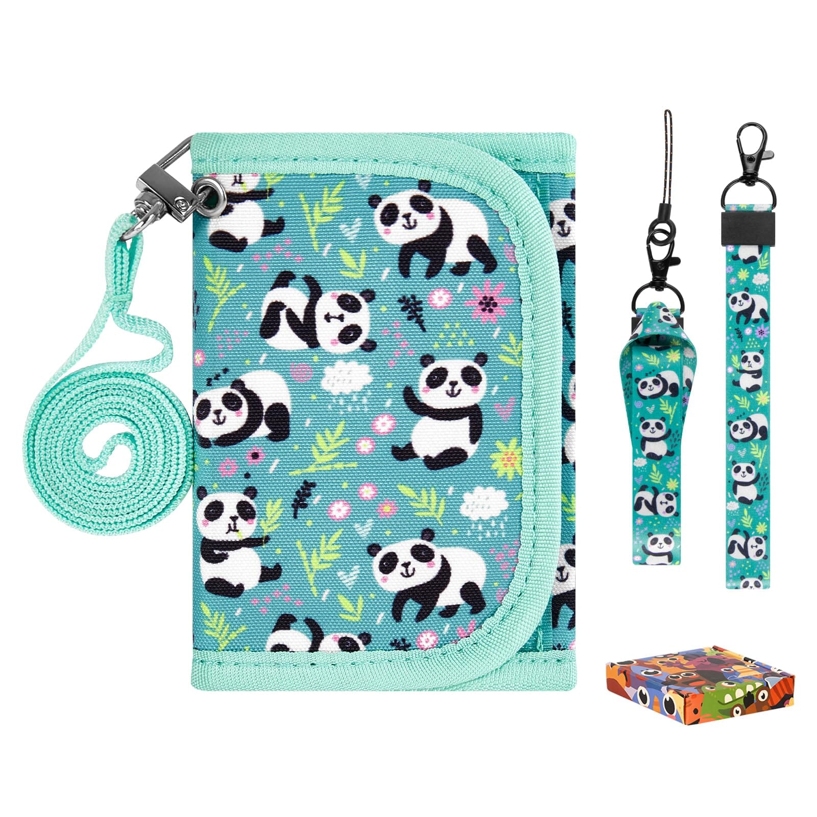 Panda-Green Wallet Girls Wallet Choco Mocha