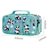 Panda Teal Pencil Case Pencil Case Choco Mocha