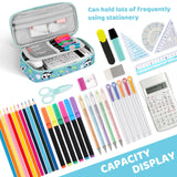 Panda Teal Pencil Case Pencil Case Choco Mocha