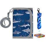 Shark Blue Wallet Boys Wallets Choco Mocha