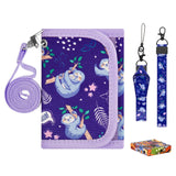 Sloth-Purple Wallet Girls Wallet Choco Mocha