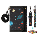 Space Blue Wallet Boys Wallets Choco Mocha