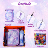 Starry Sky-Purple Wallet Girls Wallet Choco Mocha