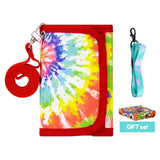 Tie Dye- Multicolor Firework Wallet Girls Wallet Choco Mocha