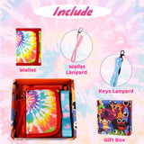 Tie Dye- Multicolor Firework Wallet Girls Wallet Choco Mocha