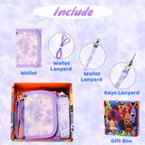 Tie Dye - Pink Purple Wallet Girls Wallet Choco Mocha