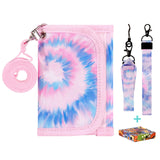 Tie Dye-Purple Swirl Wallet Girls Wallet Choco Mocha