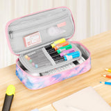 Tie Dye Swirl Pink Pencil Case Pencil Case Choco Mocha