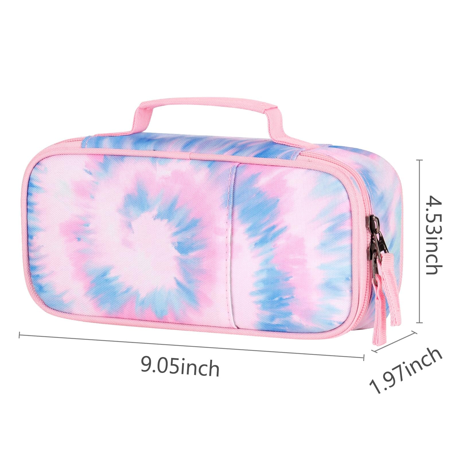 Tie Dye Swirl Pink Pencil Case Pencil Case Choco Mocha