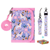 Unicorn-Light Purple Wallet Girls Wallet Choco Mocha