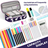 Unicorn Purple Pencil Case Pencil Case Choco Mocha
