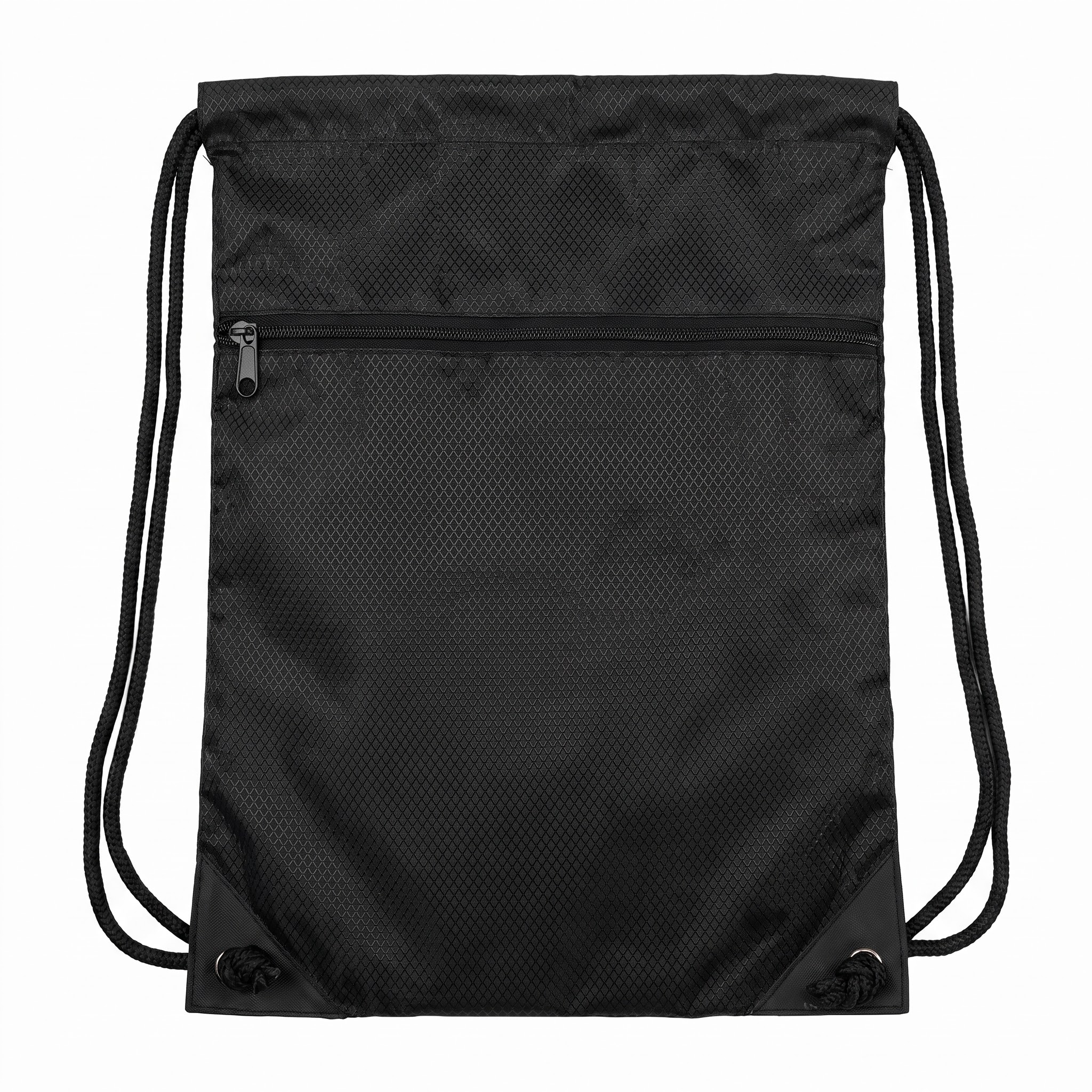 Choco Mocha Black Drawstring Backpack Bag