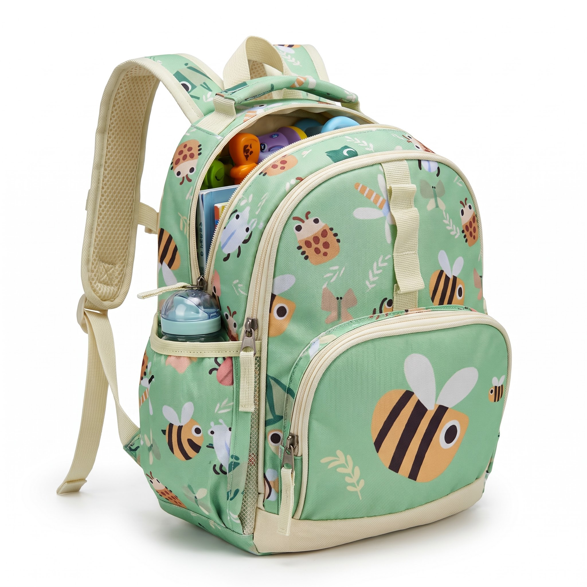 Choco Mocha  Bee Green Baby Backpack