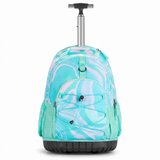 Choco Mocha Rolling Backpack 18 Inch