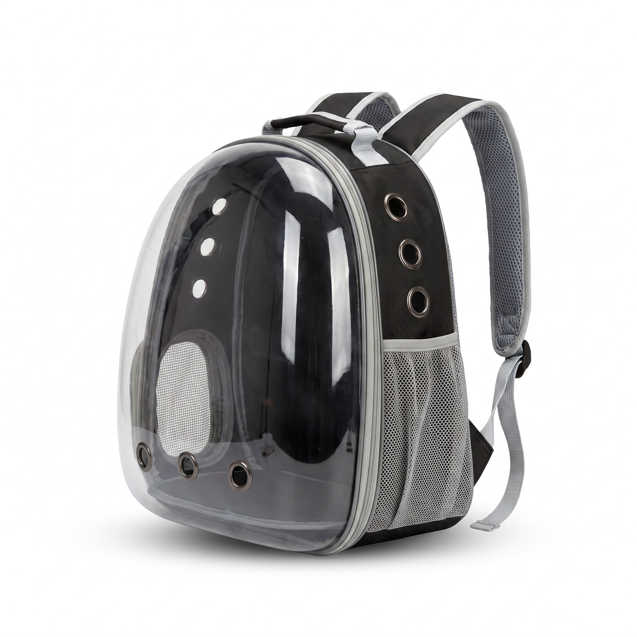 Choco Mocha Transparent Bubble Pet Backpack Carrier