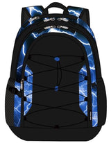 Geometric Lighting Blue Backpack