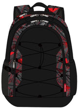 Geometric Red Backpack