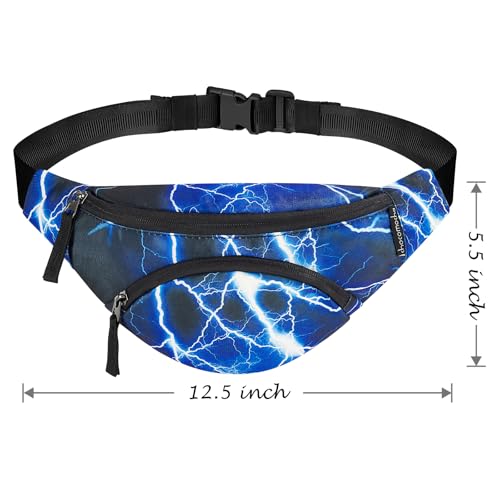 Lightning Blue Fanny Pack