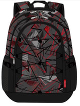 Geometric Gray Backpack