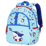 Shark Blue Toddler Backpack 12 Inch