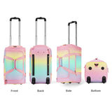Gradient Pink Rolling Duffle Bag
