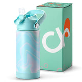 Laser Fluid Teal Water Bottle 18Oz